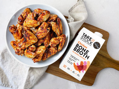 Spicy Bone Broth Chicken Wings