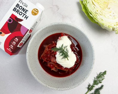Beef Bone Broth Borscht
