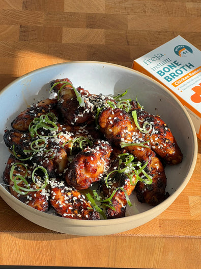 Hot Honey Ramen Wings