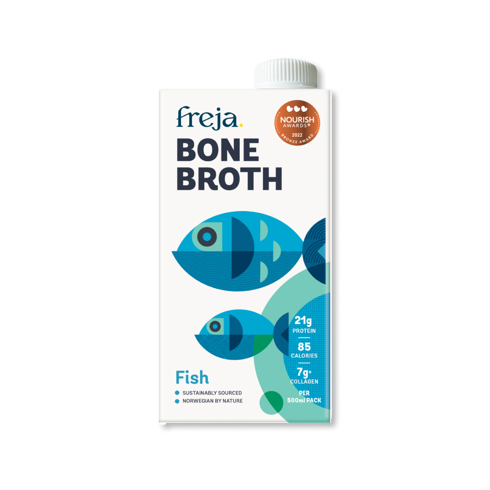 Fish Bone Broth Sustainably Sourced Fish Stock Freja