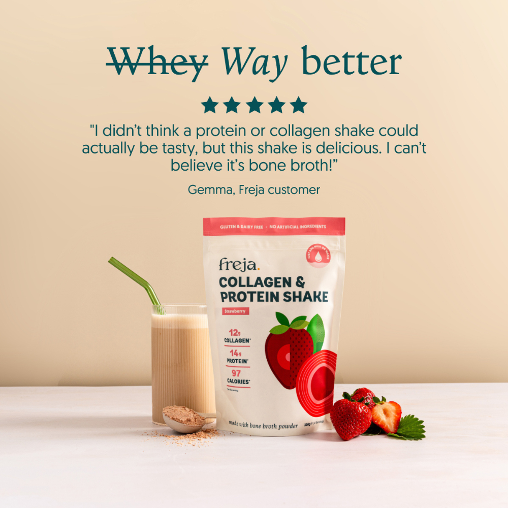 Strawberry Collagen Protein Shake