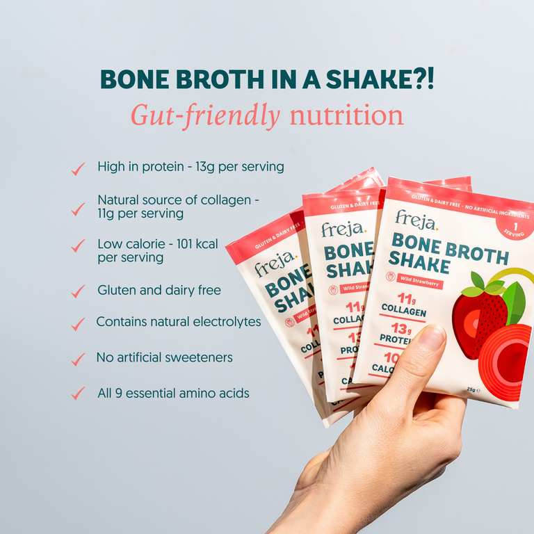 Strawberry Bone Broth Shake Sachets