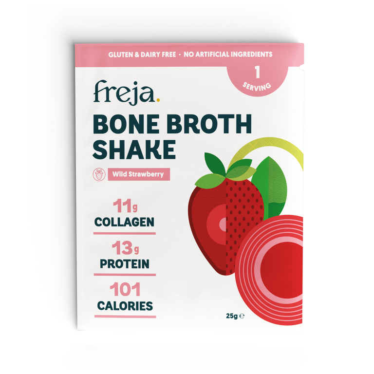 Strawberry Bone Broth Shake Sachets